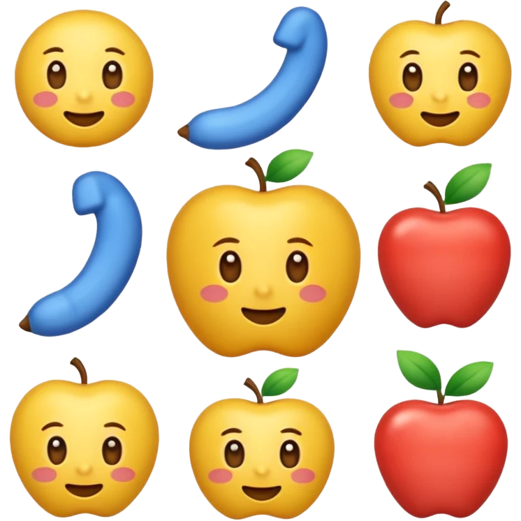 부엌에서 고기굽는 사람을 3D로 그려줘 emoji