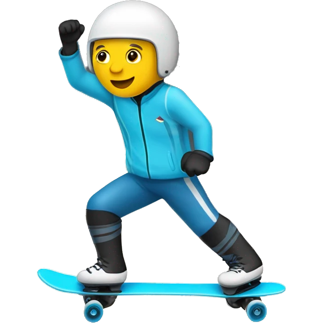 Delfín en patineta emoji