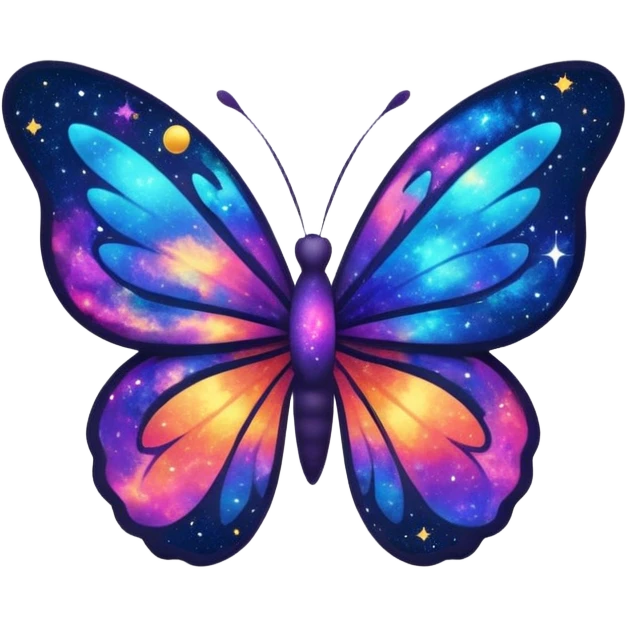 butterfly galaxy emoji