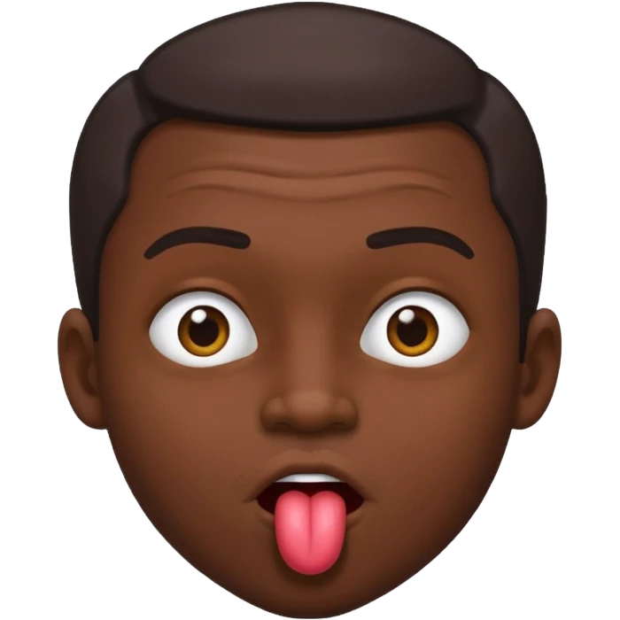 un homme qui se lèche les babines avec un regard malicieux en coin emoji