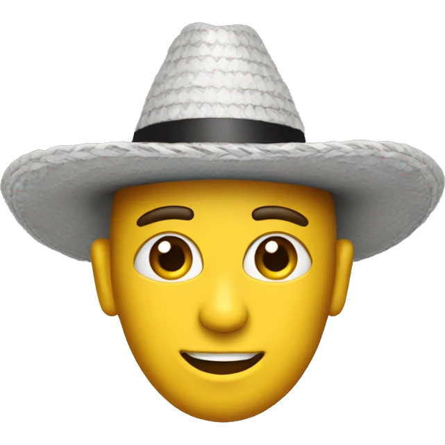 Titiburon con sombrero de copa emoji