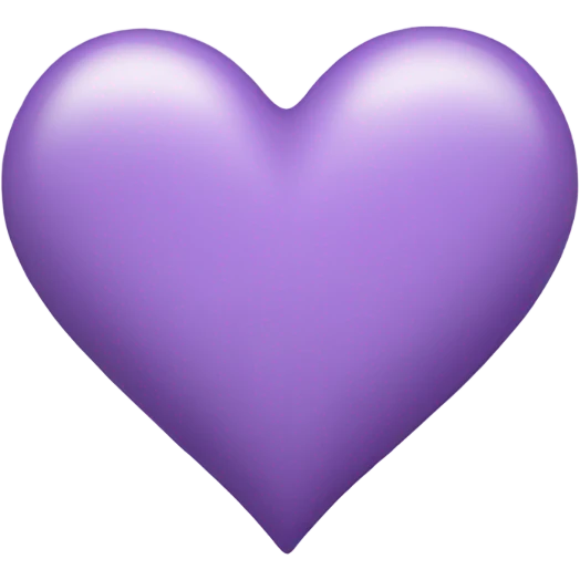 Light purple heart emoji