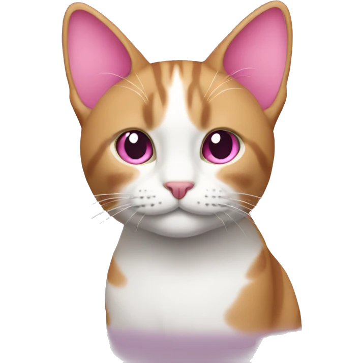 cat with pink ears emoji