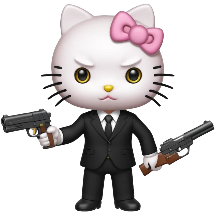 Mafia boss hello kitty who is a killer emoji