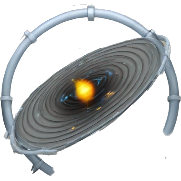  Realistic Magnetic field around spaceship  emoji