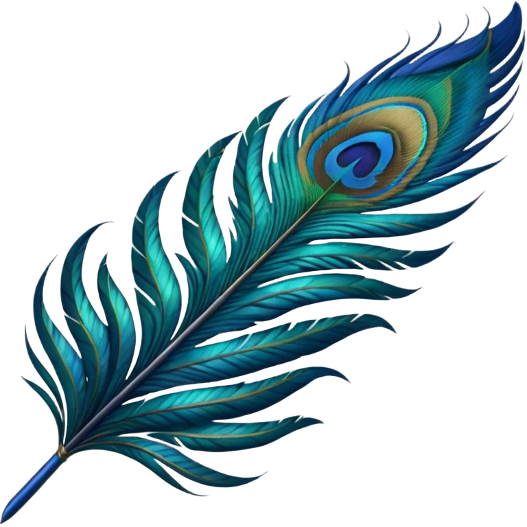 peacock feather emoji