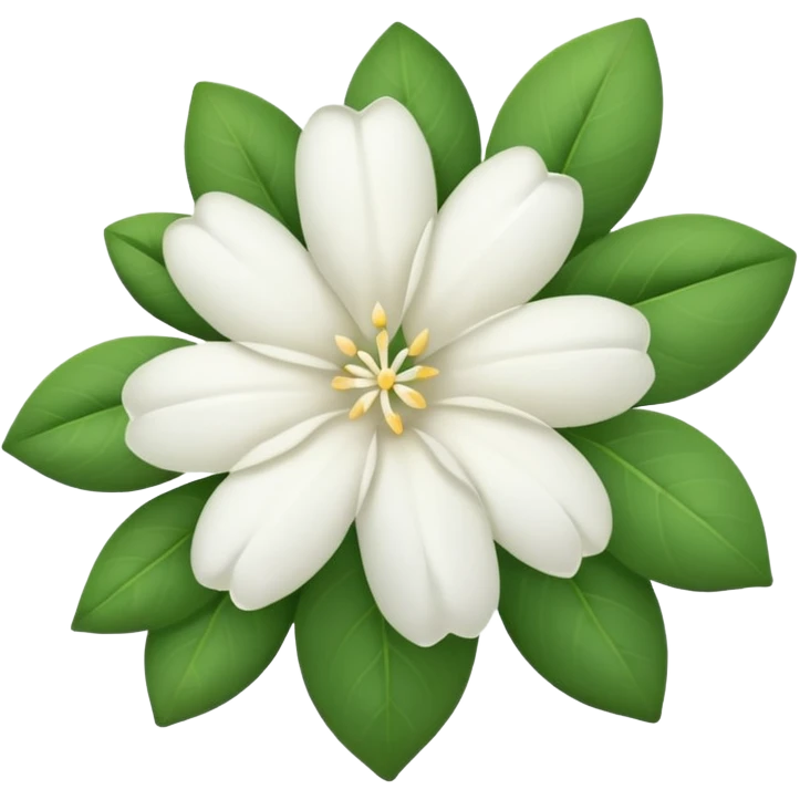 Jasmine flowers bunch emoji