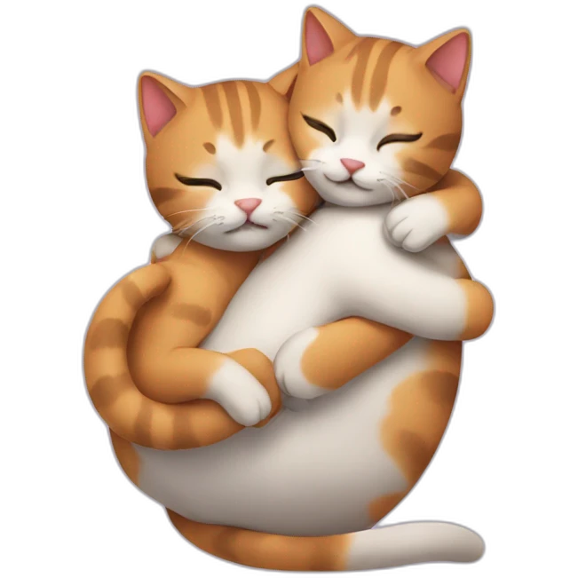 hugging cats emoji