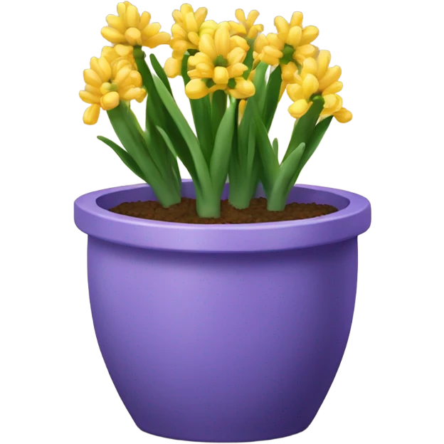 hyacinth pot emoji