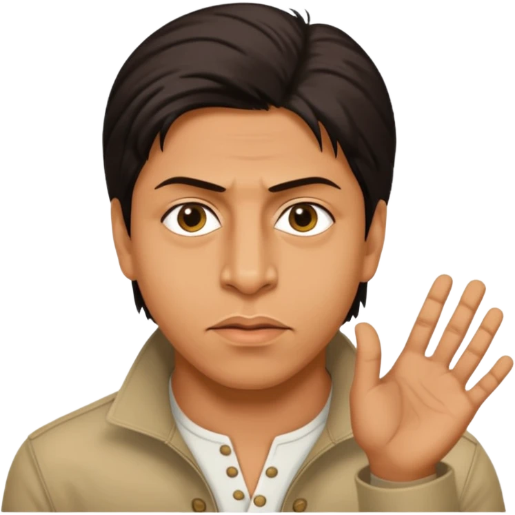 Sharukh Khan hakla meme emoji