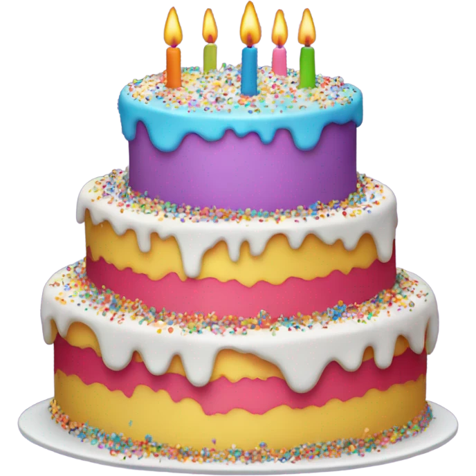 Birthday cake emoji