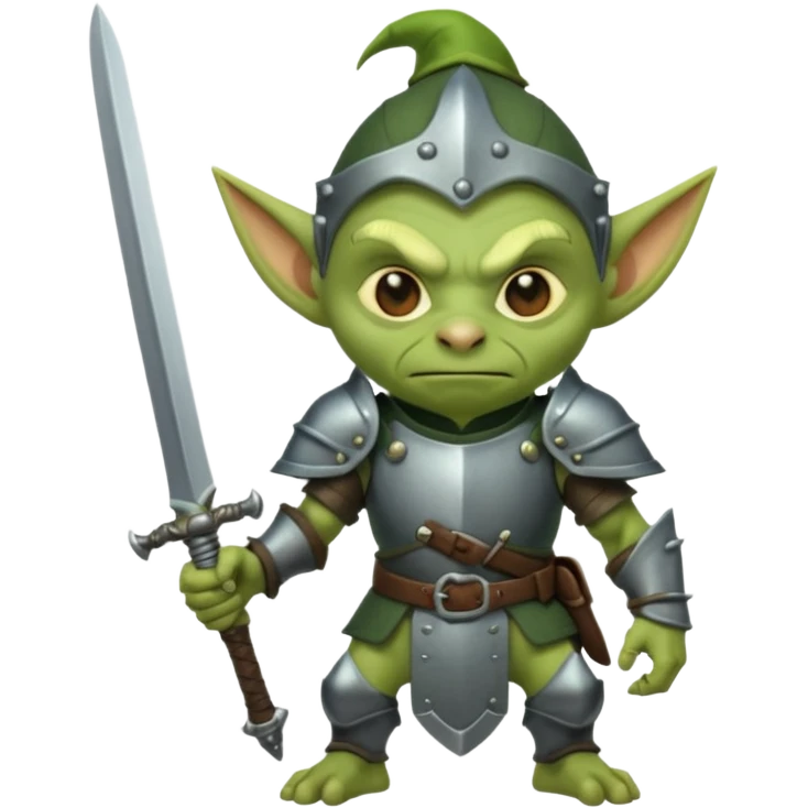goblin soldier potrait  emoji