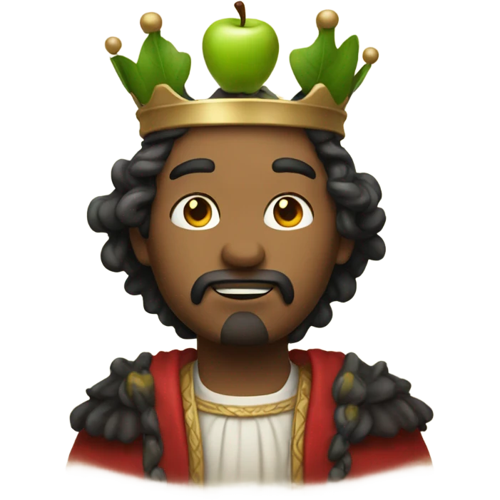Apple king emoji