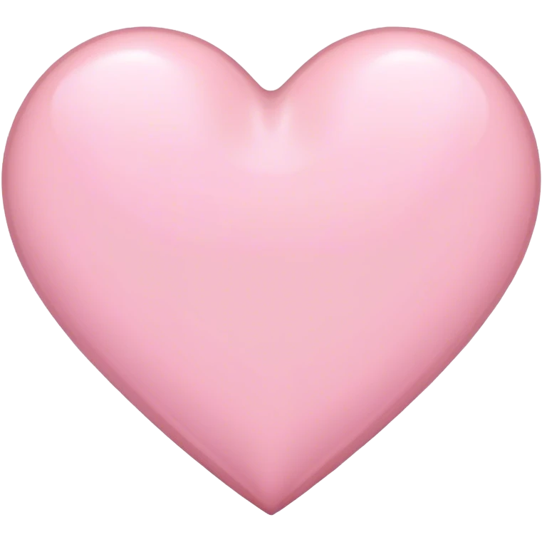 light pink heart  emoji