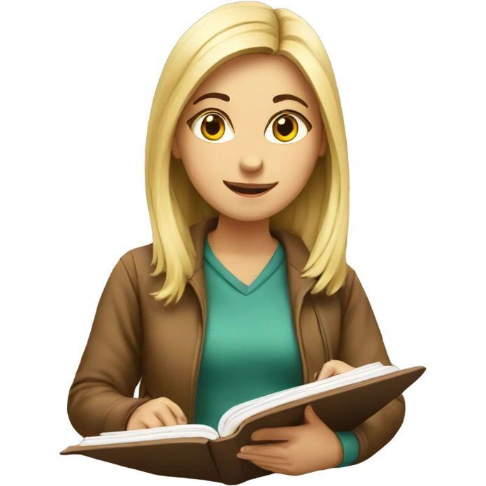 Studying girl emoji