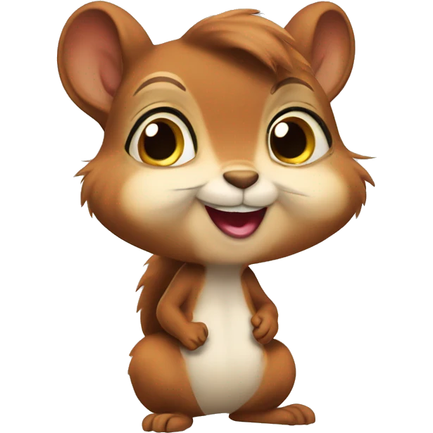 Female Squirrel named Snookums with ADHD emoji