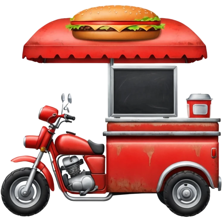 burger stall four wheeler emoji
