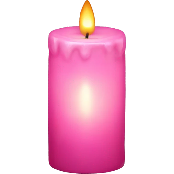 pink candle emoji