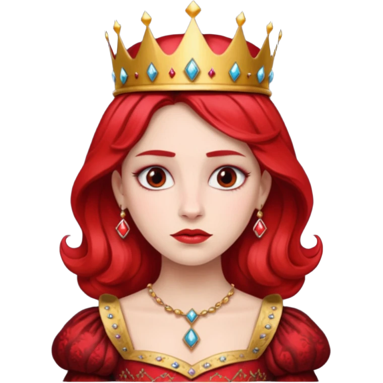 red queen in alice wonderland emoji