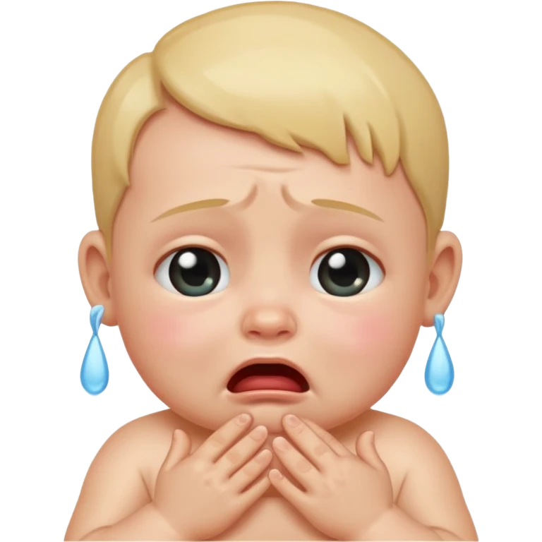 One baby crying  emoji