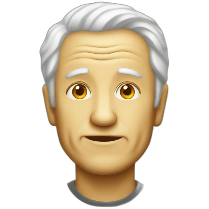 old man with yellow hair emoji
