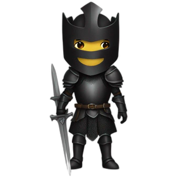 Black knight emoji