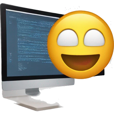seo at the computer emoji