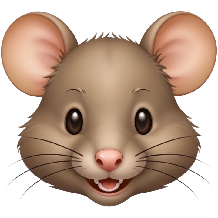 A rat smiling  emoji