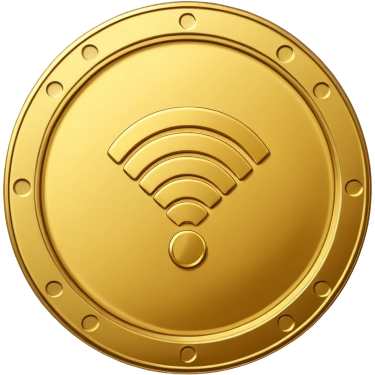 wifi money coin emoji