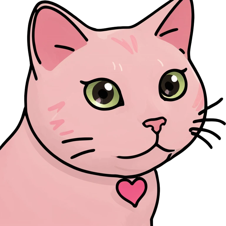 pink cat heart emoji