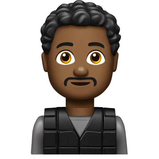 black long lego emoji