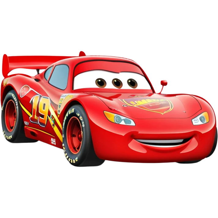 Lightning McQueen Disney franchise  emoji