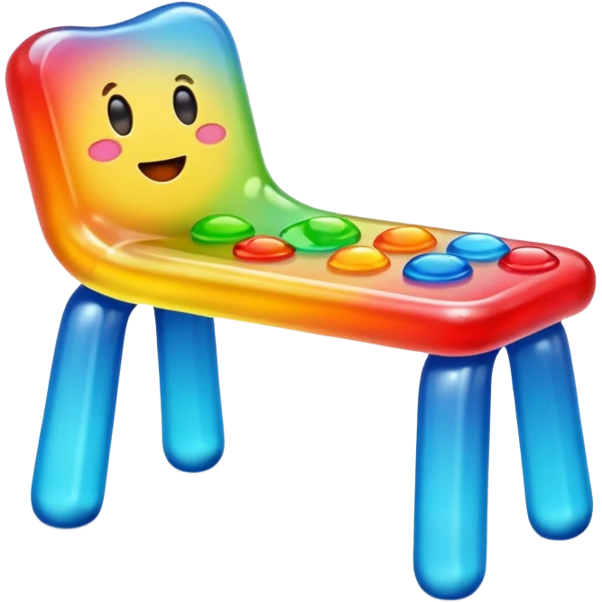 Gummy bench emoji