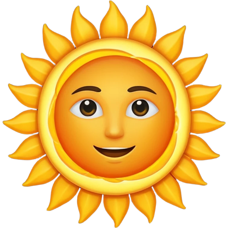 corona, sun eliclipse emoji