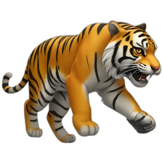 Tiger smash emoji