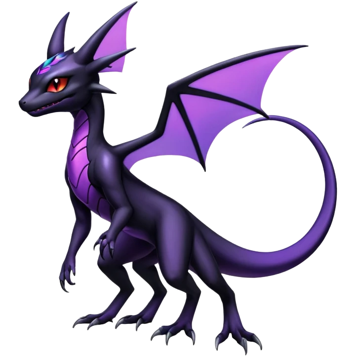 Shiny Salandit-Noivern-Umbreon-Hybrid (Full body) emoji