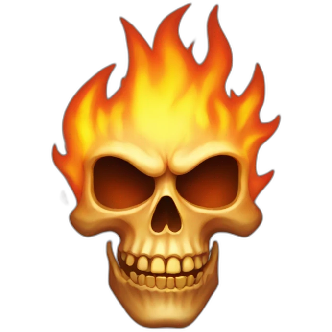 Fire Skull emoji