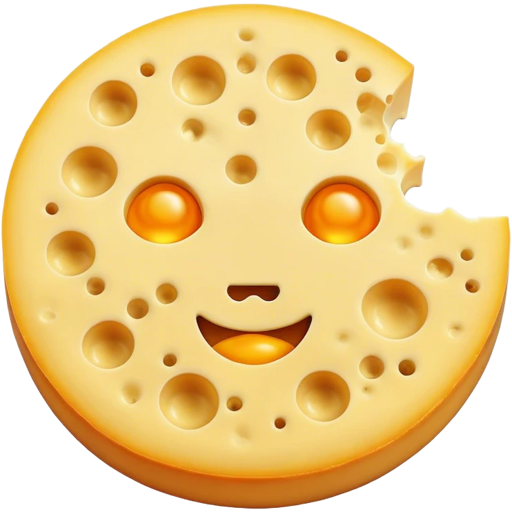 cheese full moon emoji