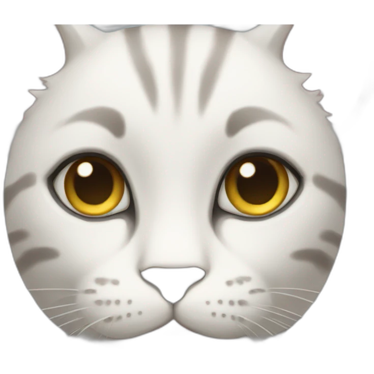 A human cat emoji