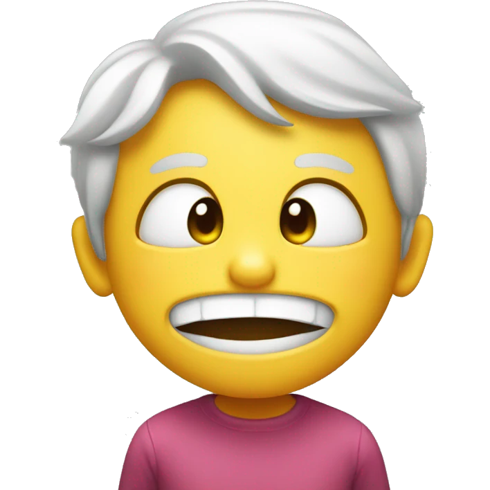 Smiley emoji nodding  emoji