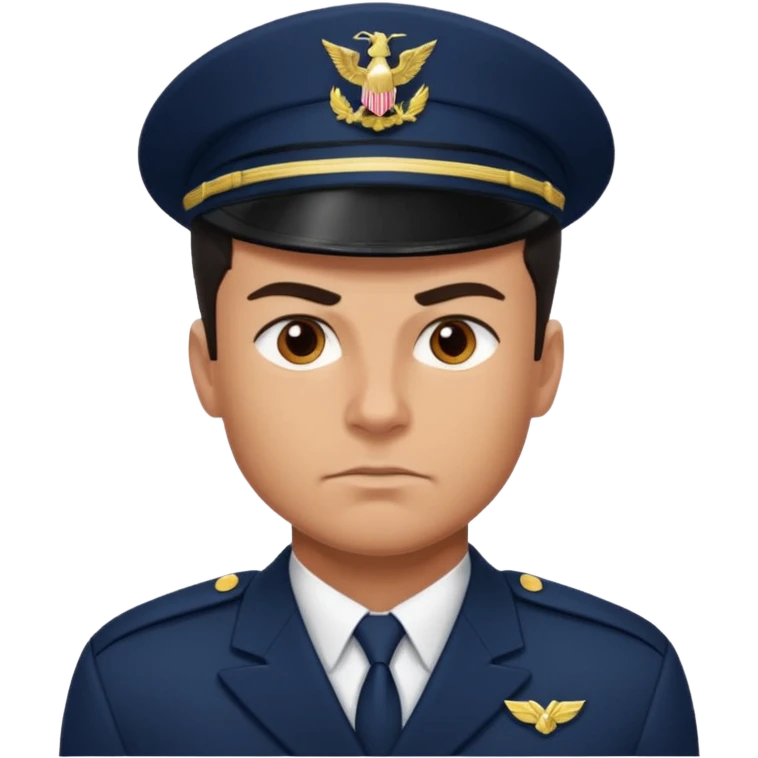 powerful pumped-up fighter of the navy emoji