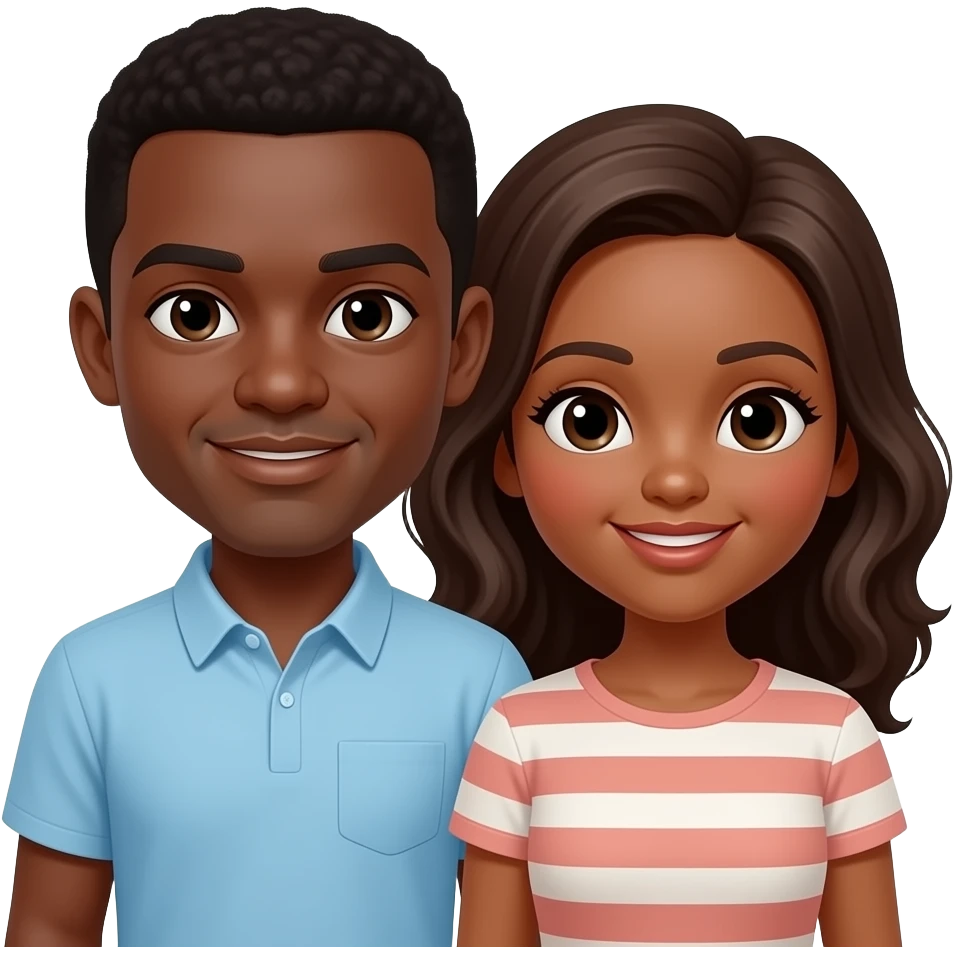 Black couple emoji