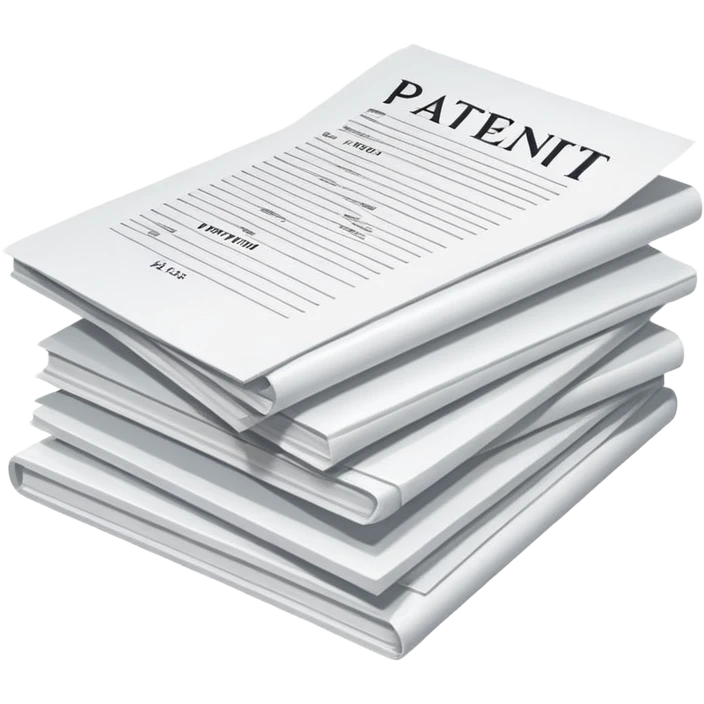 Pile of patent papers emoji