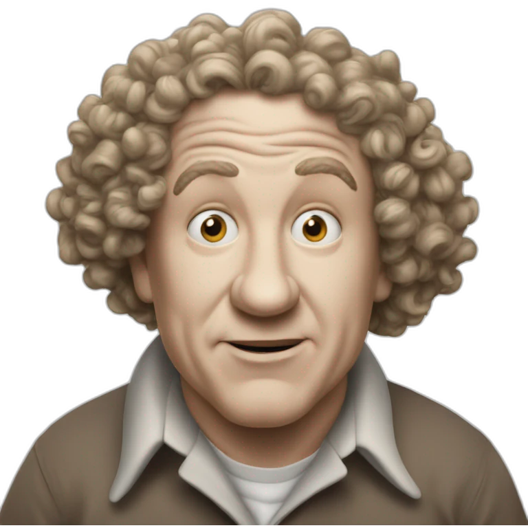 Curly joe of the three stooges emoji