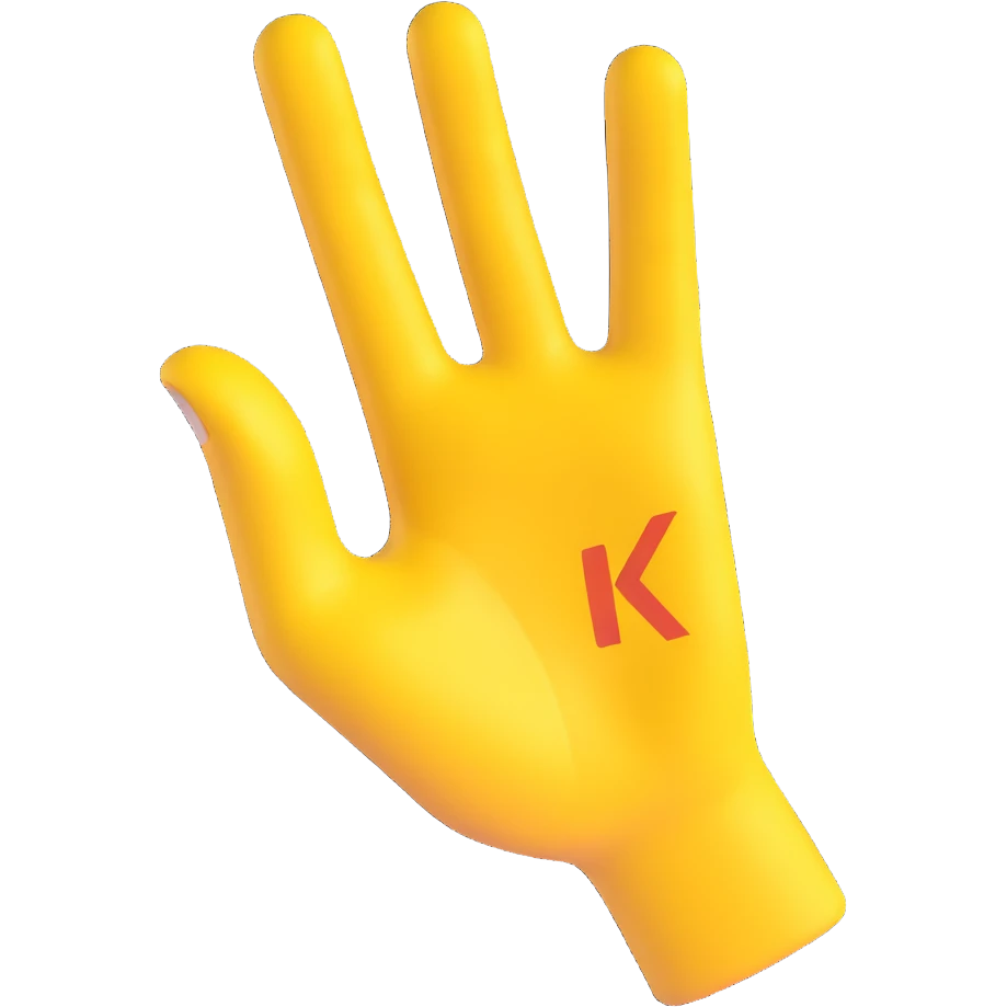 Convert the 'OK' hand sign photo into a clean 3D emoji style with a yellow hand and transparent background. emoji