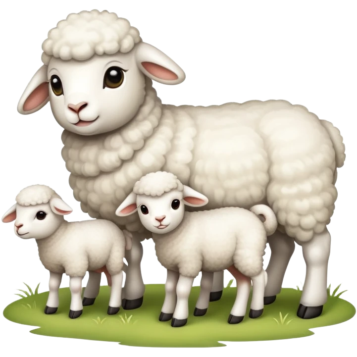 group of lambs emoji
