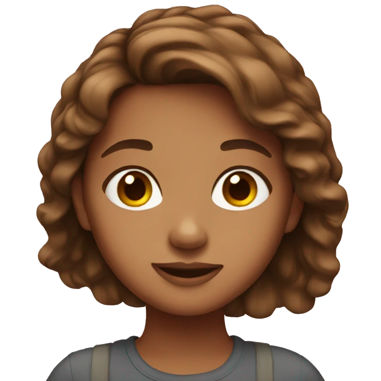 Brown Haired Girl  emoji