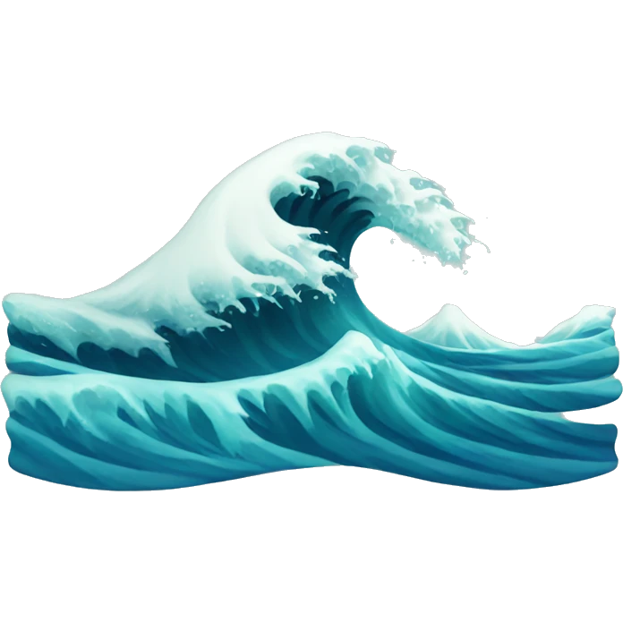 ocean wave emoji