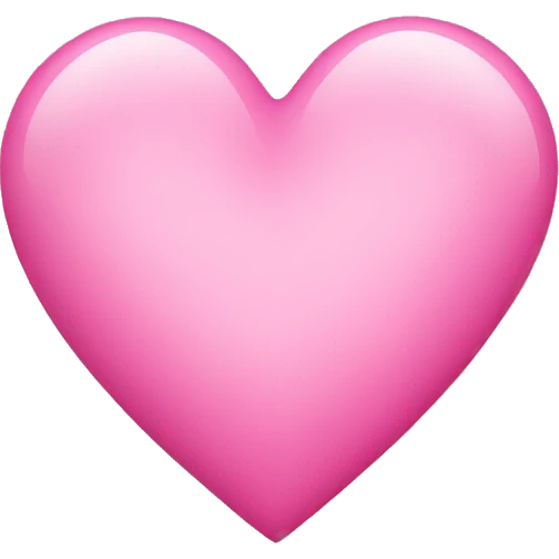 Pink heart emoji