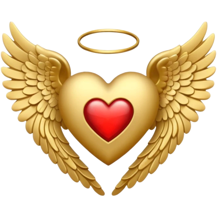 heart with angel wings emoji